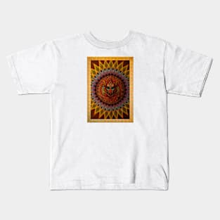 Framed Owl Mandala Kids T-Shirt